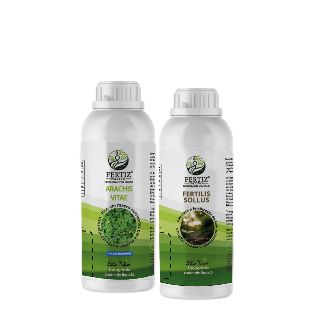 Kit Manutenção Fertiz Nativo Grama Amendoim e Jardim