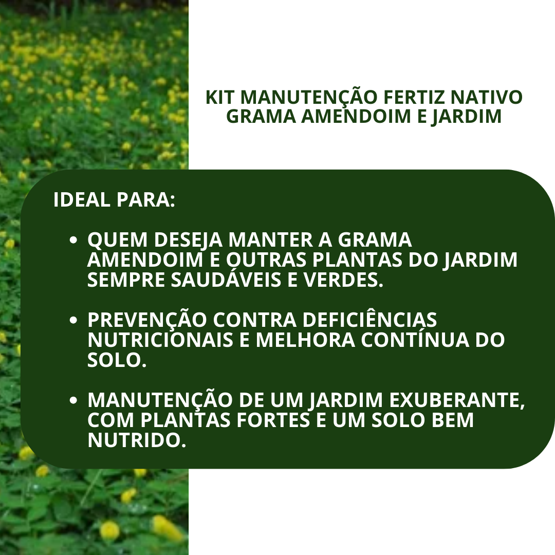 Kit Manutenção Fertiz Nativo Grama Amendoim e Jardim — foto 3