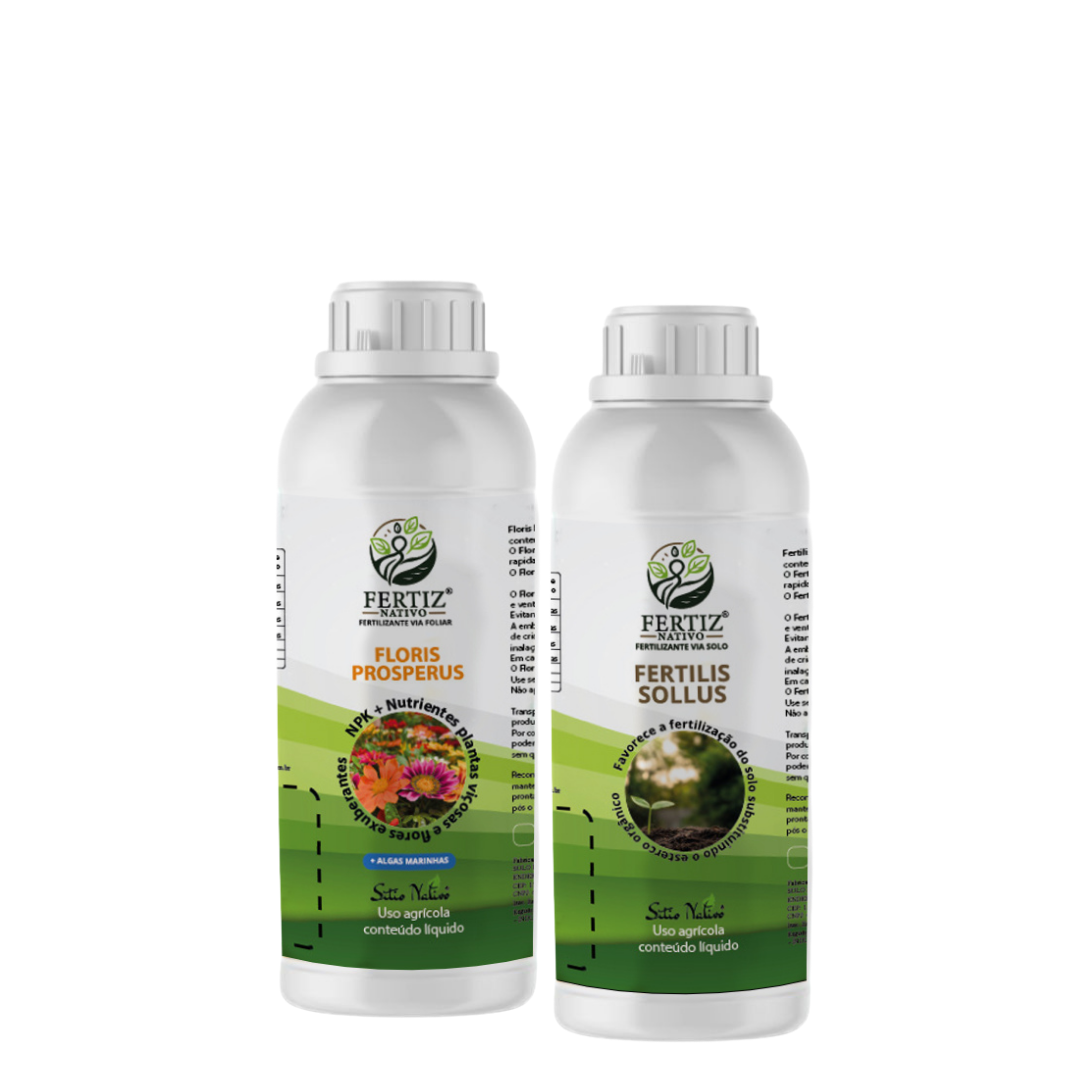 Kit Floração Fertiz Nativo para Plantas e Jardins