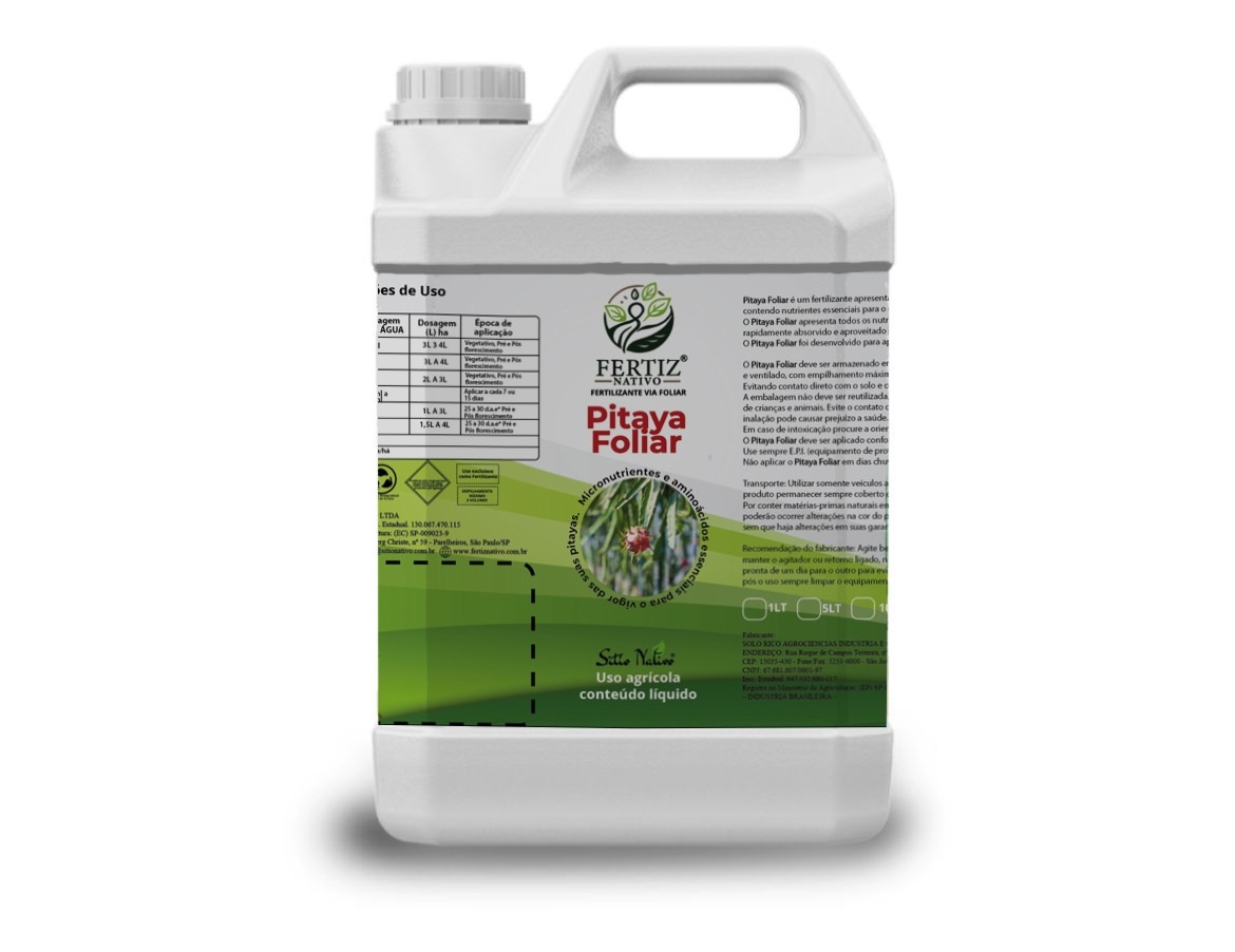 Fertilizante Pitaya Foliar 5 lt - Fertiz Nativo