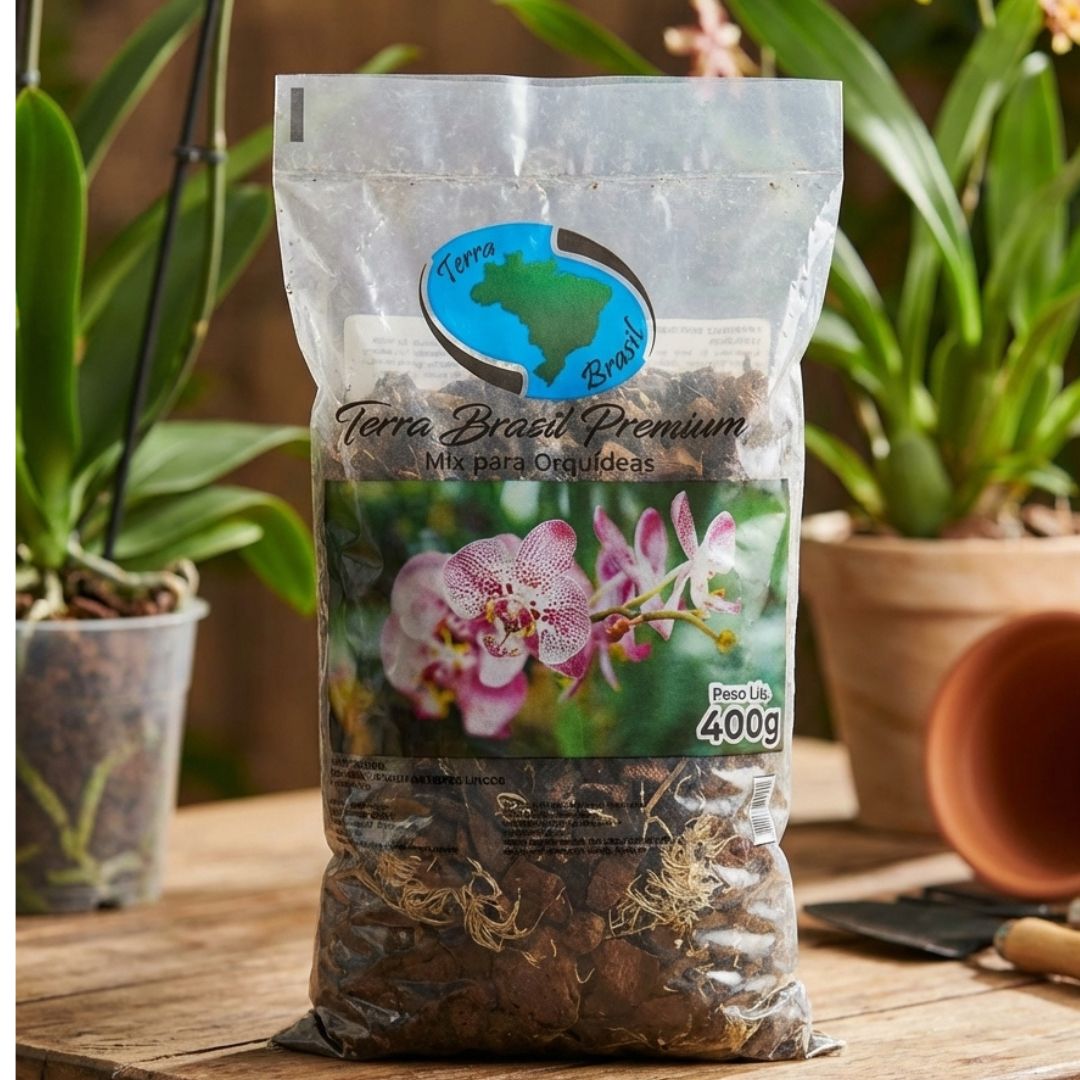 Mix Para Orquídeas Premium Terra Brasil 400g - Pronto Uso — foto 3