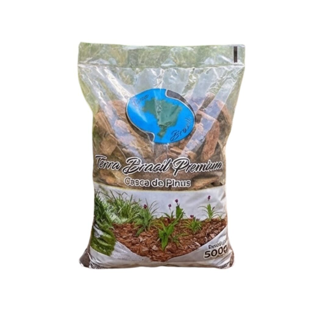 Casca De Pinus Polida Premium Terra Brasil - 500g
