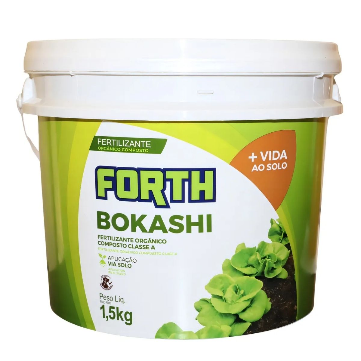 Fertilizante Forth Bokashi 1,5kg - O Legítimo Adubo Orgânico