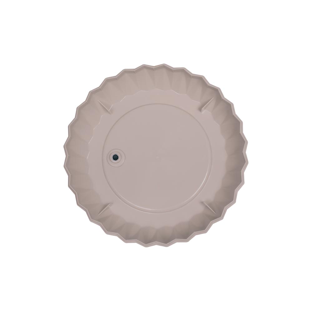 Vaso Cachepot Wave 25cm Branco Antigo