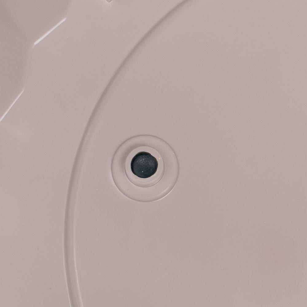 Vaso Cachepot Wave 25cm Branco Antigo