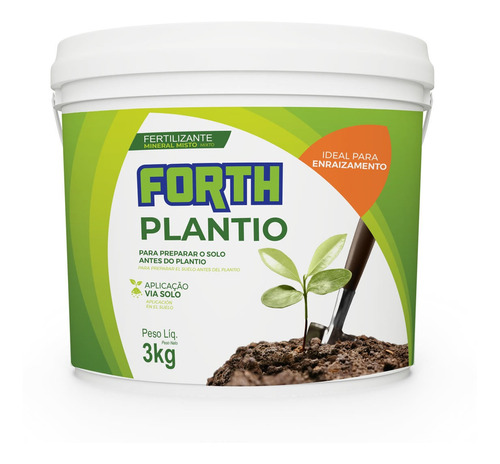 Adubo Forth Plantio 3kg Fertilizante P/ Preparação Do Solo