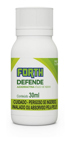 Forth Defende Repelente Orgânico Óleo Neem 30ml Concentrado