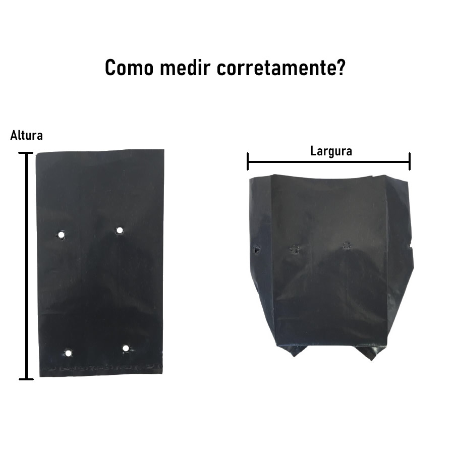 Saquinhos Para Mudas Saco para Germinação 7x12cm - 1kg — foto 2