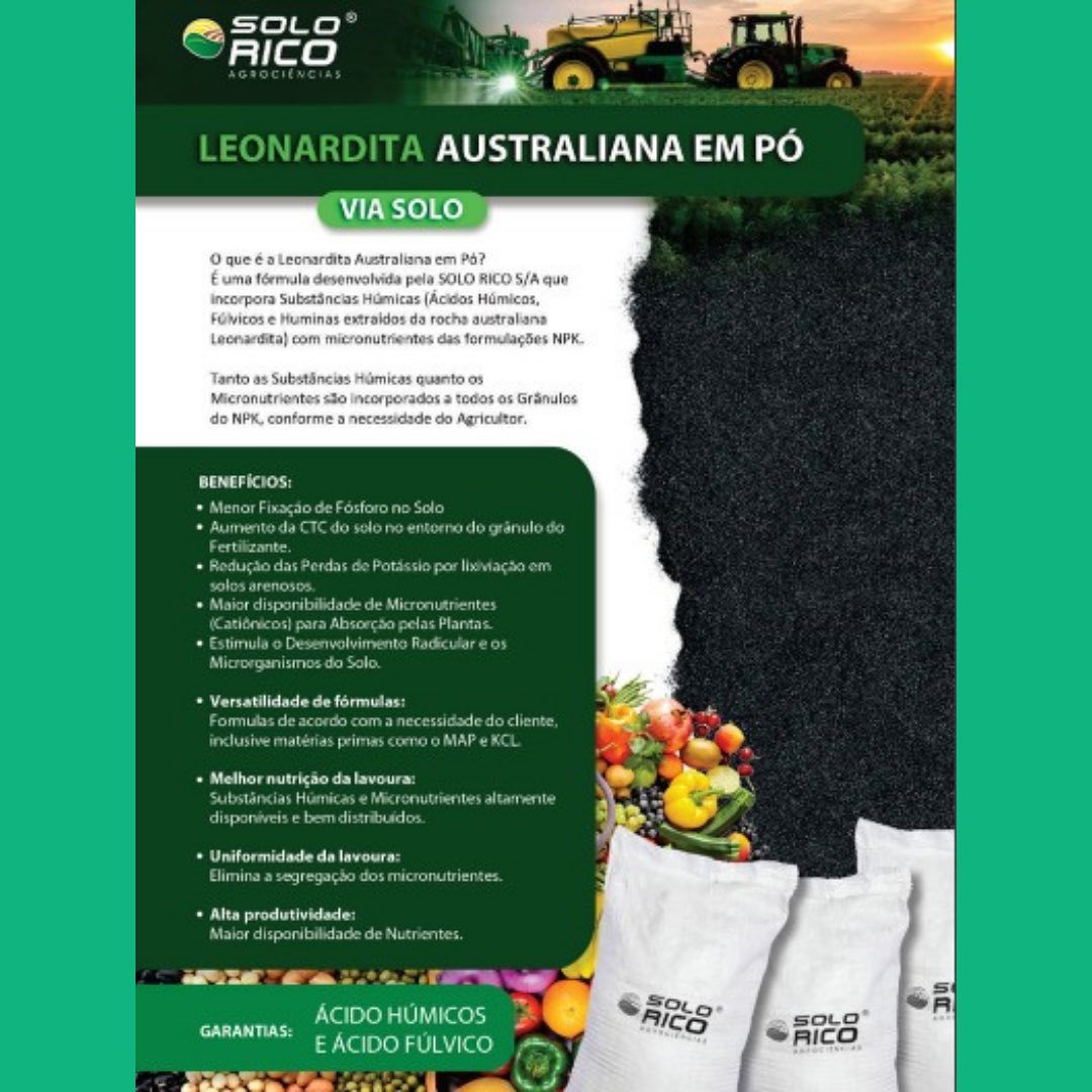 Leonardita Australiana + Algas Marinhas 5kg - Solo Rico - Imagem 3