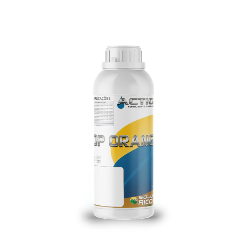 Adubo Fertilizante Action Top Orange Orgânico 1lt Solo Rico