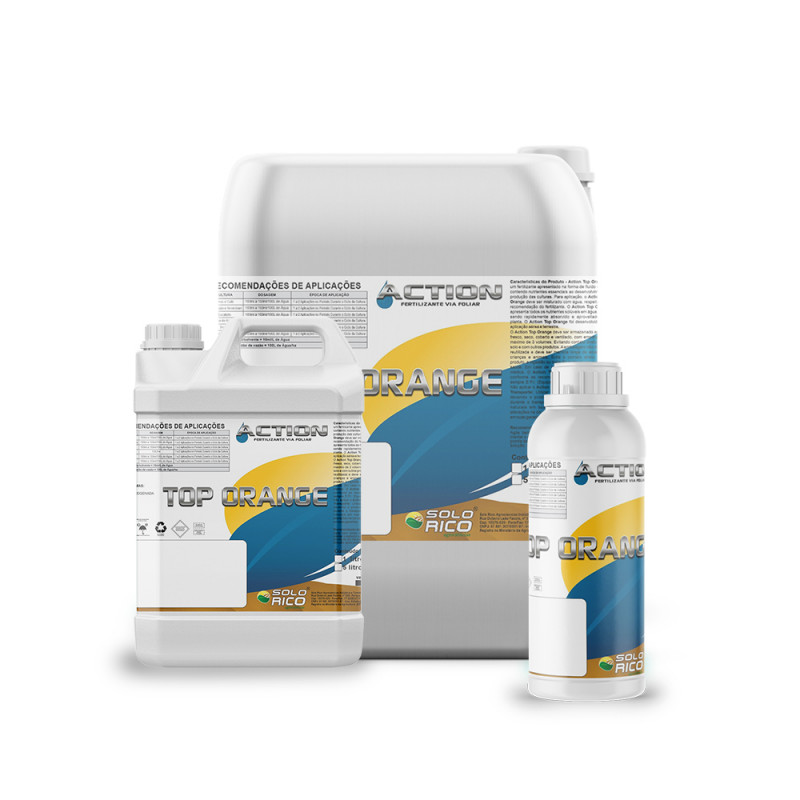 Adubo Fertilizante Action Top Orange Orgânico 1lt Solo Rico - Imagem 2