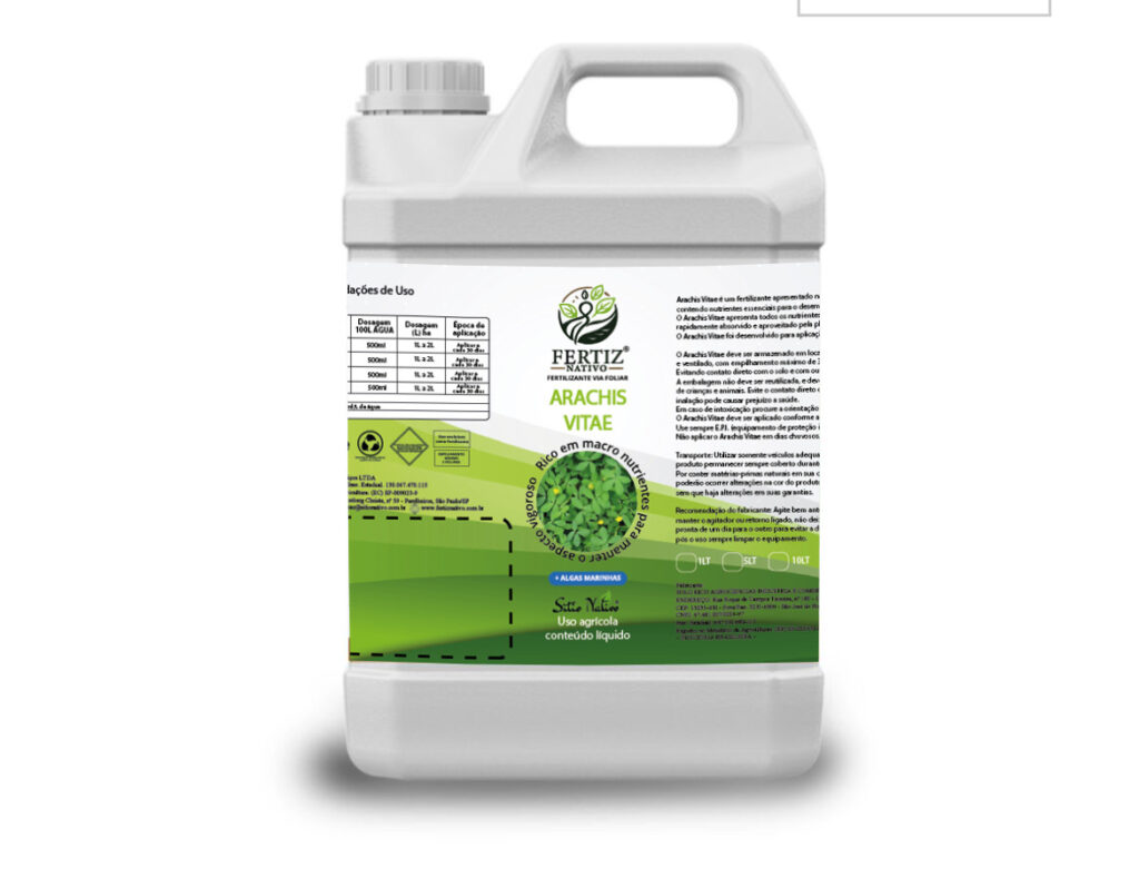 Fertilizante Arachis Vitae para Grama Amendoim 5 lt