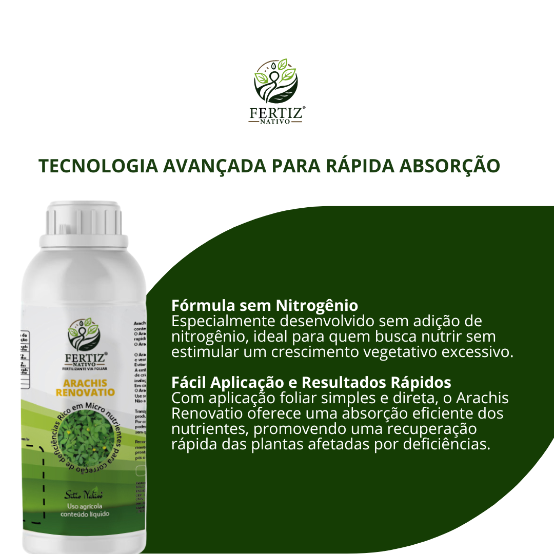 Fertilizante Arachis Renovatio Para Grama Amendoim 1 Lt — foto 6