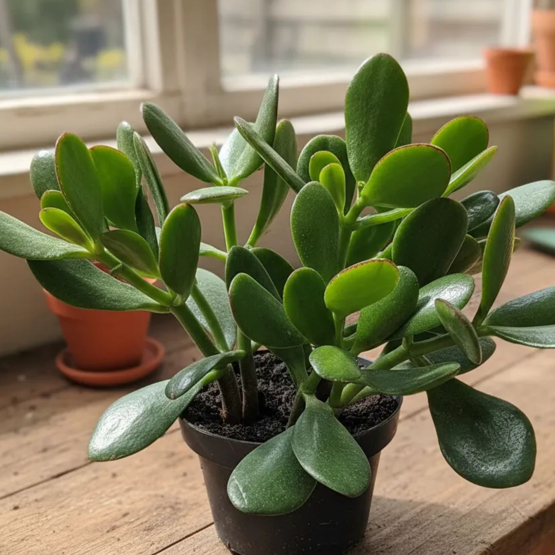 Mini Jade - Crassula Ovata - Atrai Sorte, Dinheiro, Prosperidade Pote 11 - Imagem 3