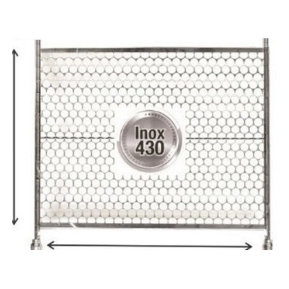 Grelha Inox 430 Cabo Alumínio 60x48