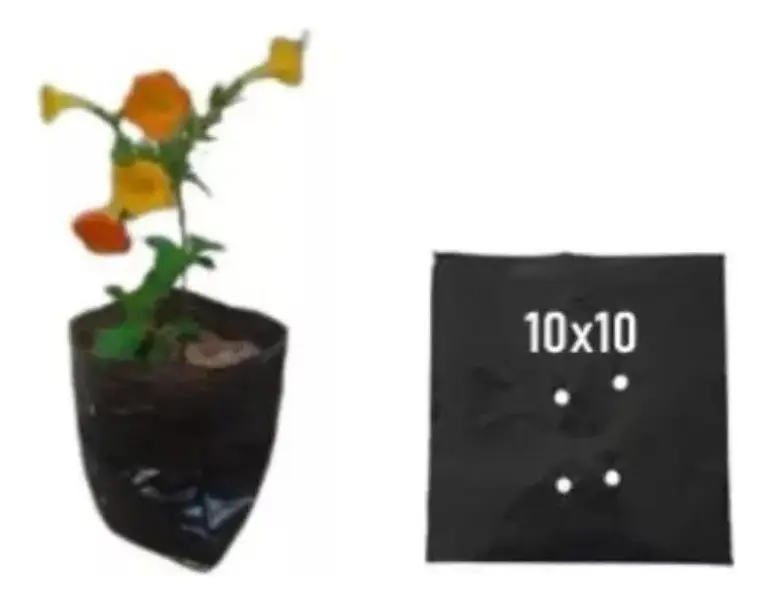 20kg Atacado Saquinhos Para Mudas Saco p/ Germinação 10x10cm