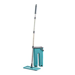 Rodo Flat Mop Balde Lava e Seca Profissional 2 Refis