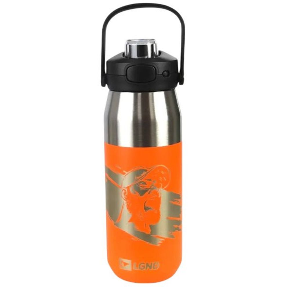 Garrafa Térmica Inox AHU 750ml Laranja Legendários NAUTIKA