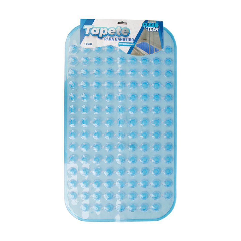 Tapete Box Banheiro Retangular Antiderrapante Clean Tech - Imagem 4