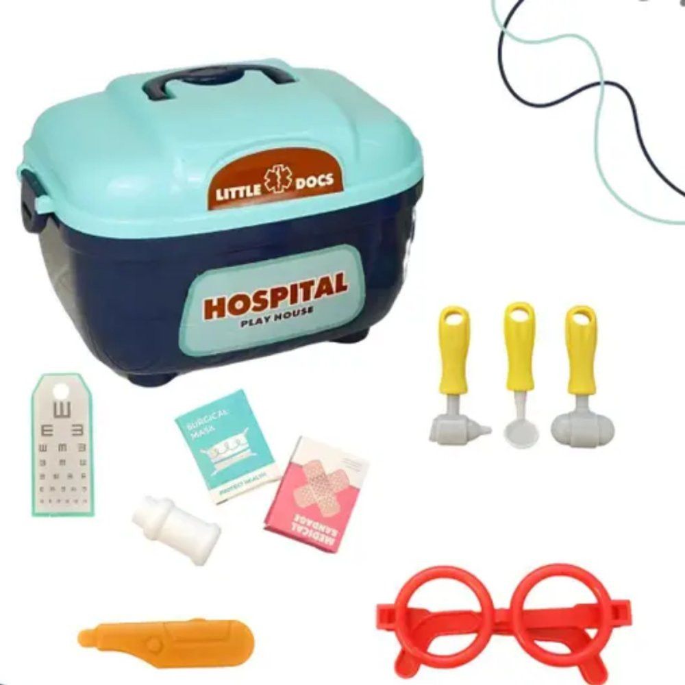 Maleta de Médico Infantil Brinquedo com Acessórios DDG - Imagem 3
