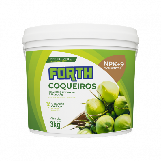 Adubo Fertilizante Forth Coqueiros 3Kg