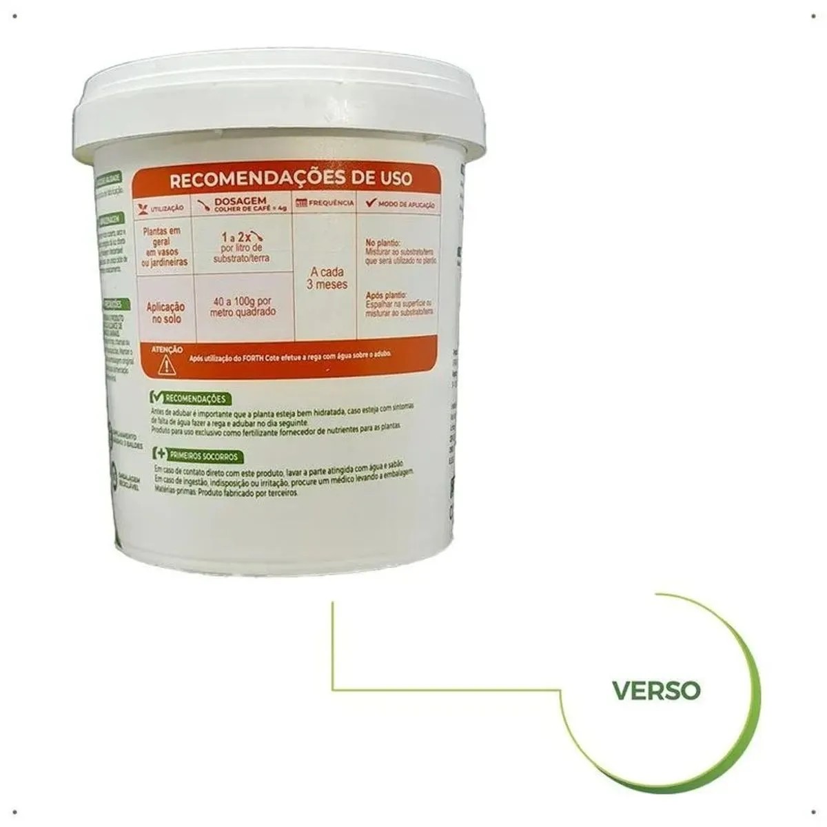 Adubo Fertilizante Forth Cote 14 14 14 - 400g - Imagem 4