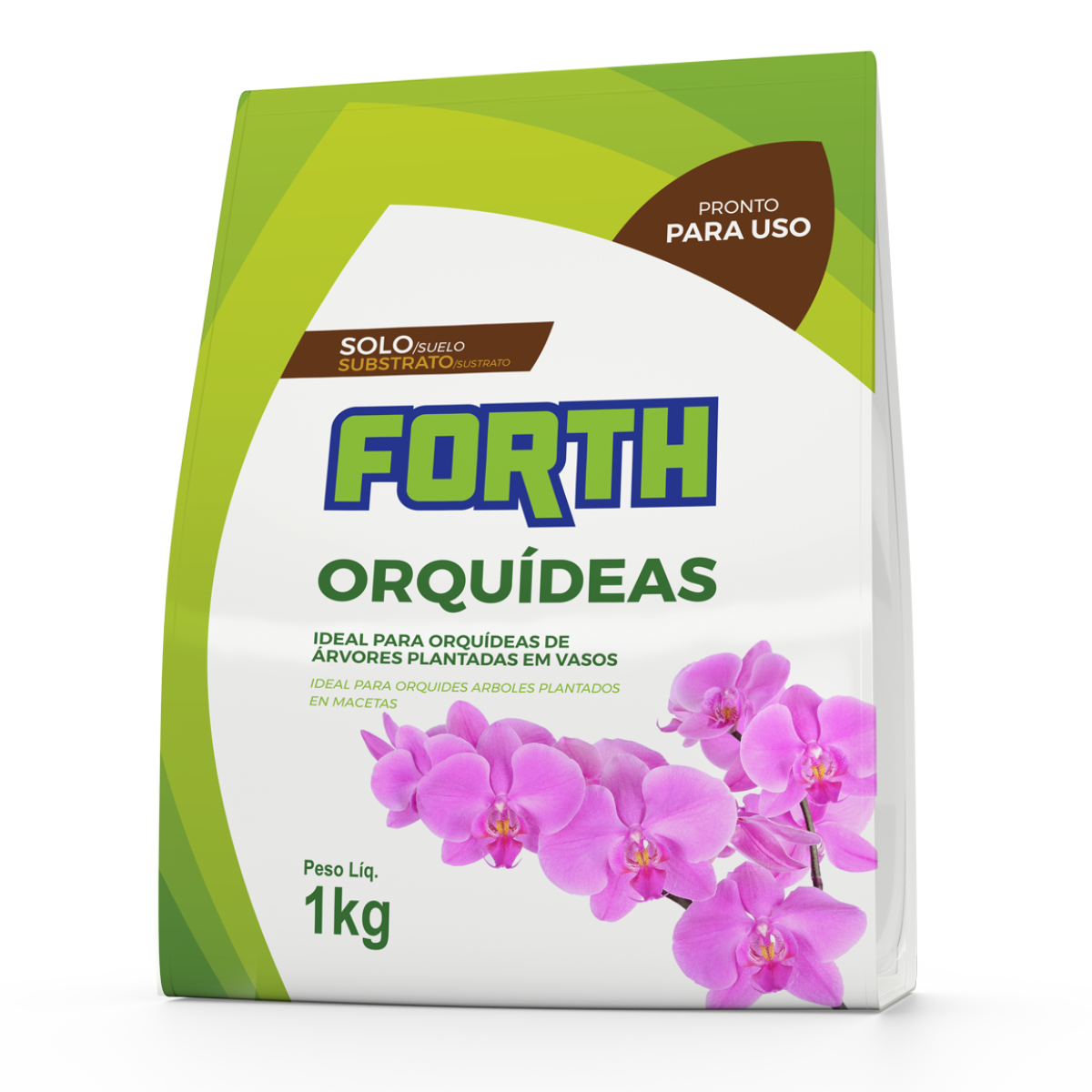 Substrato para Orquideas Forth Jardim 1kg - Imagem 2
