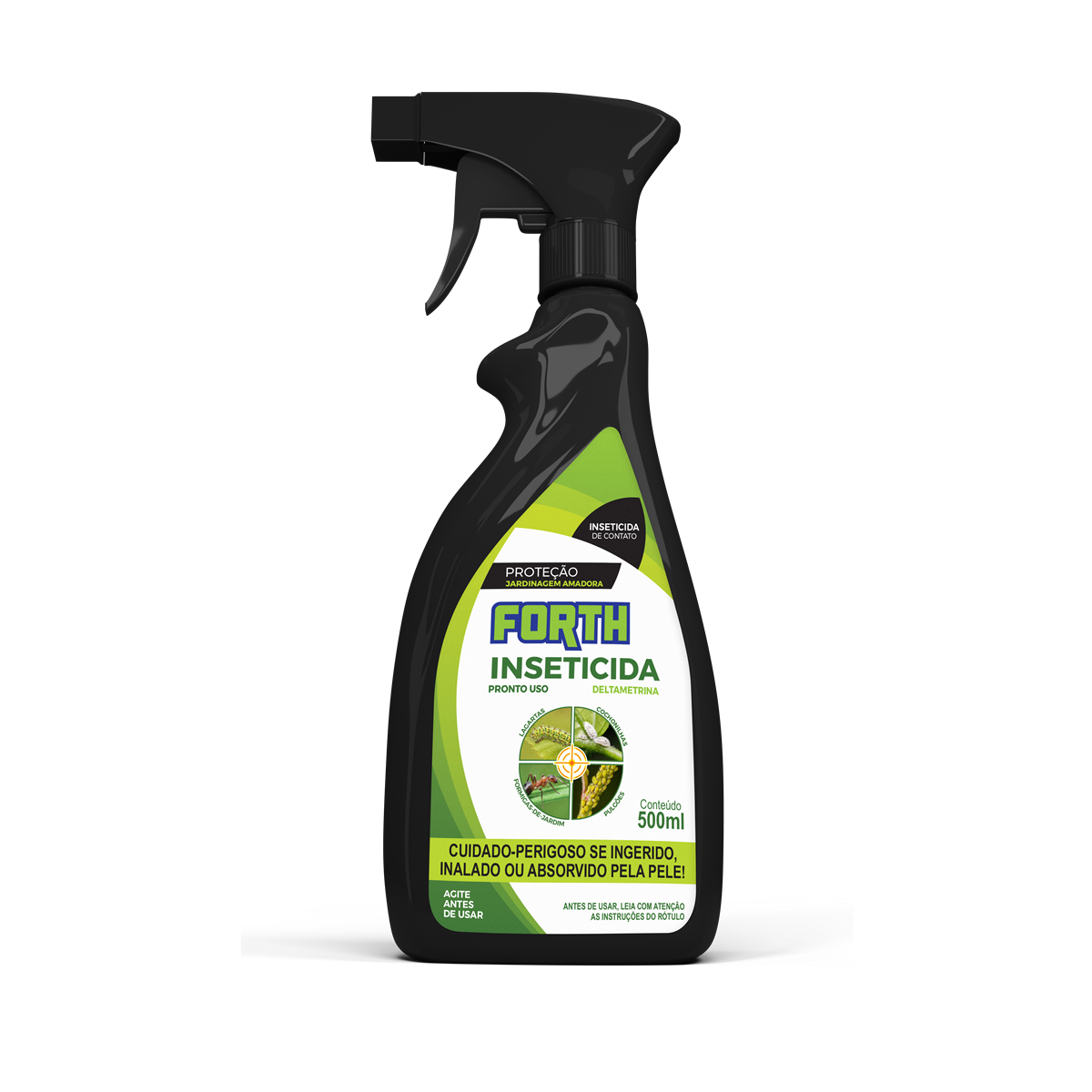 Pulverizador Forth Inseticida 500ml - Eficaz contra insetos