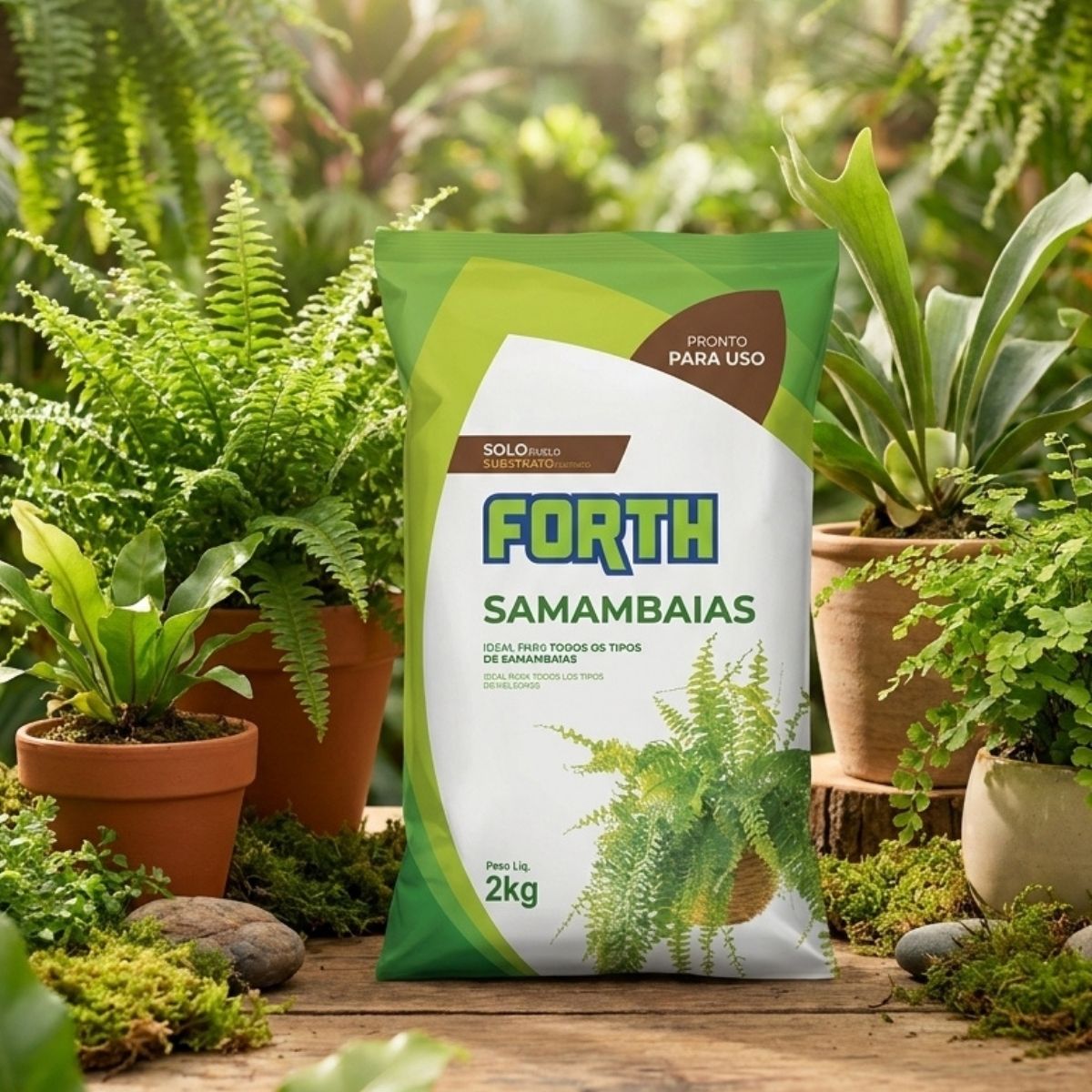 Substrato para Samambaias Forth Jardim 2kg - Imagem 4