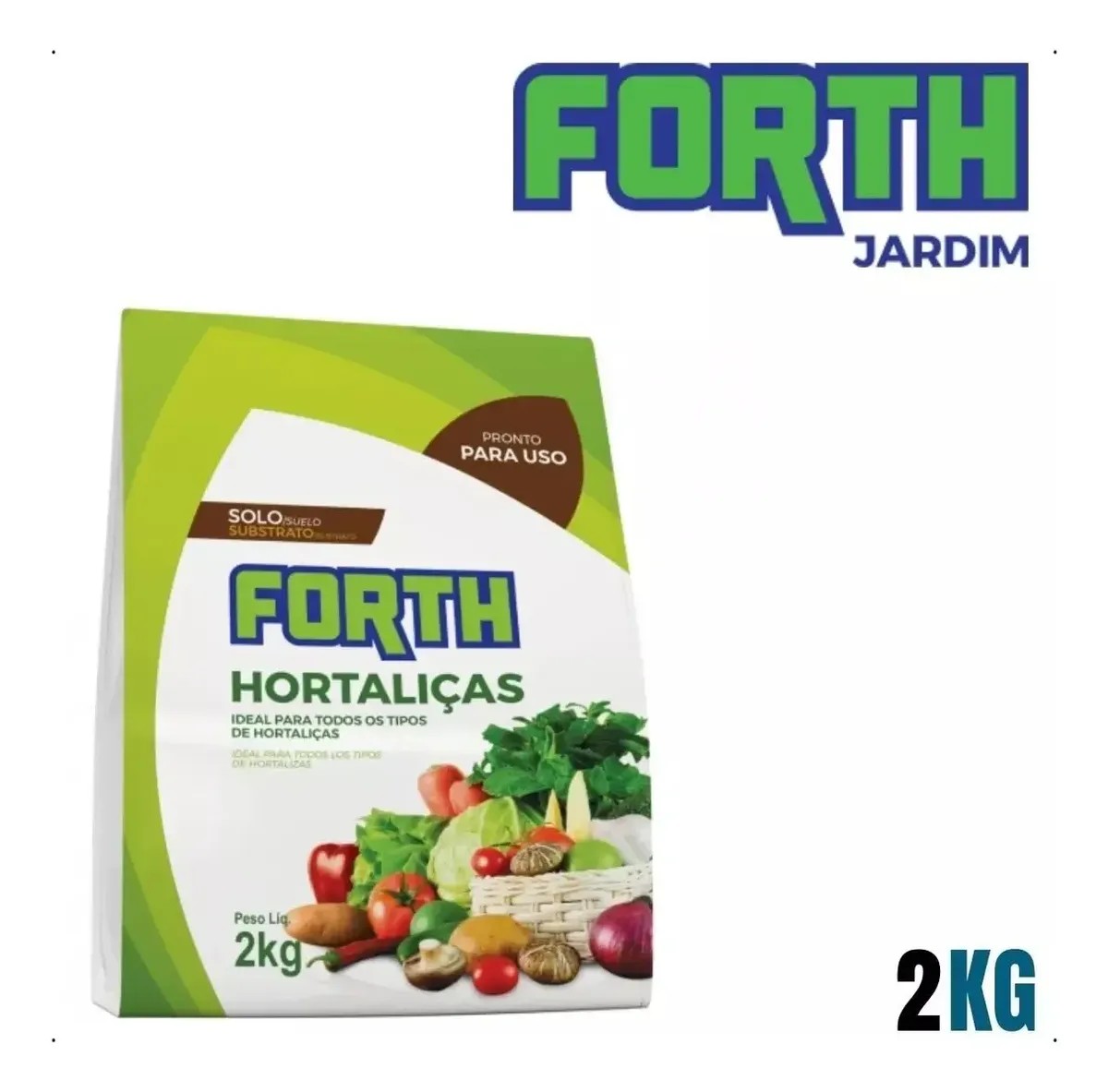 Substrato para Hortaliçãs Forth Jardim 2kg - Imagem 2
