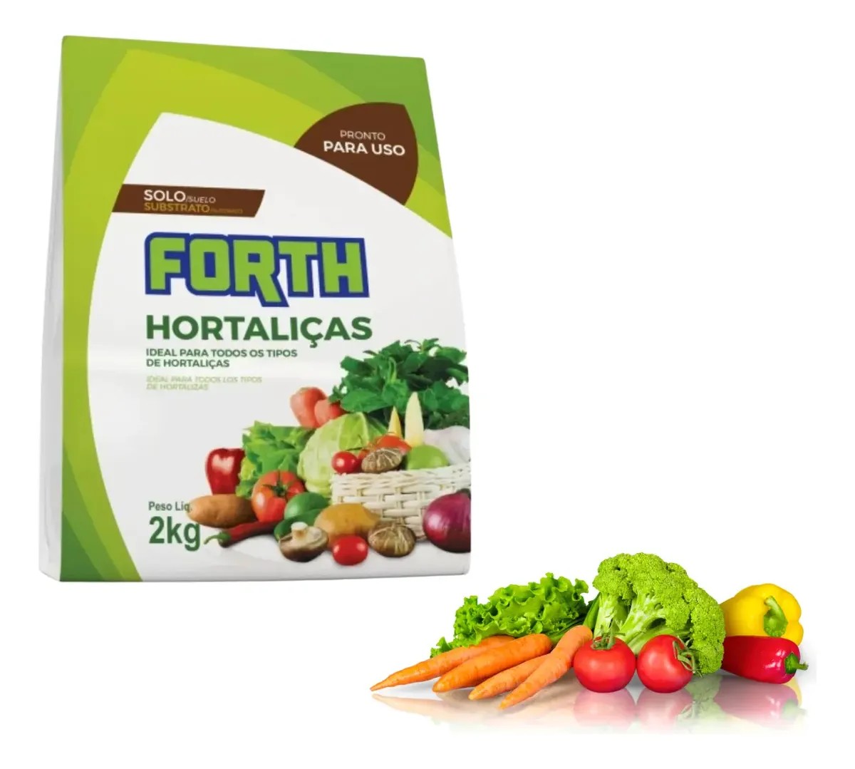 Substrato para Hortaliçãs Forth Jardim 2kg - Imagem 3