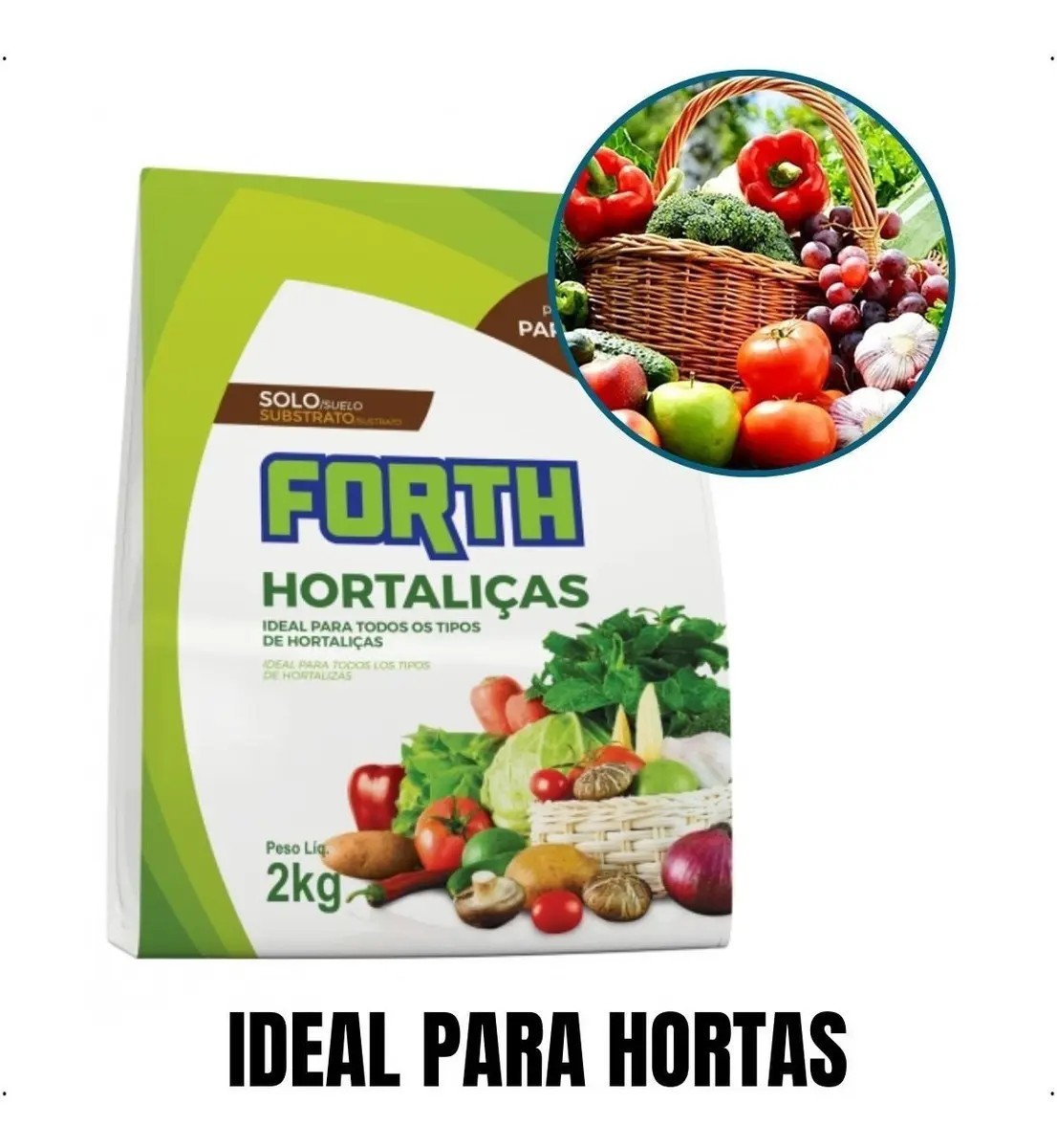 Substrato para Hortaliçãs Forth Jardim 2kg - Imagem 4