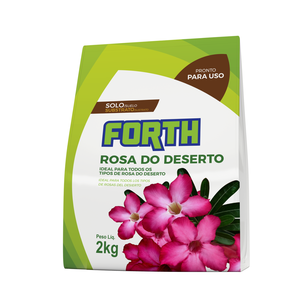 Substrato para Rosa do Deserto Forth Jardim 2kg - Imagem 2