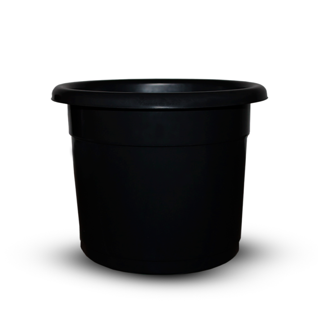 Vaso Premium Decorativo N15 1,1L Cor Preto 15x11,8cm
