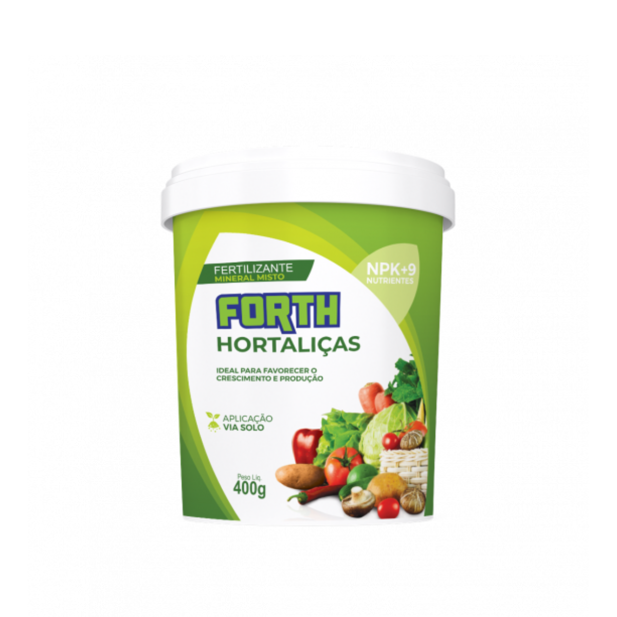 Fetilizante Forth Hortaliças 400g - Forth Jardim