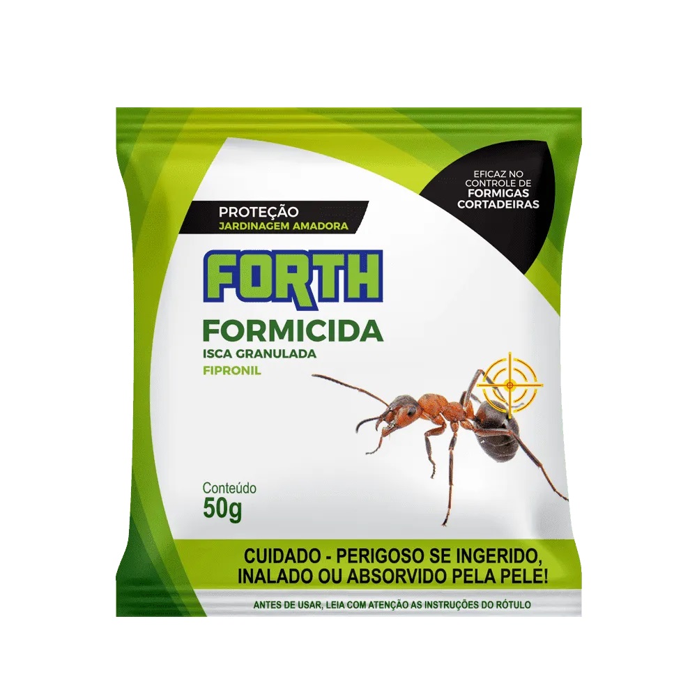 Formicida em Isca Forth Pronta para Uso 50g Isca Granulada