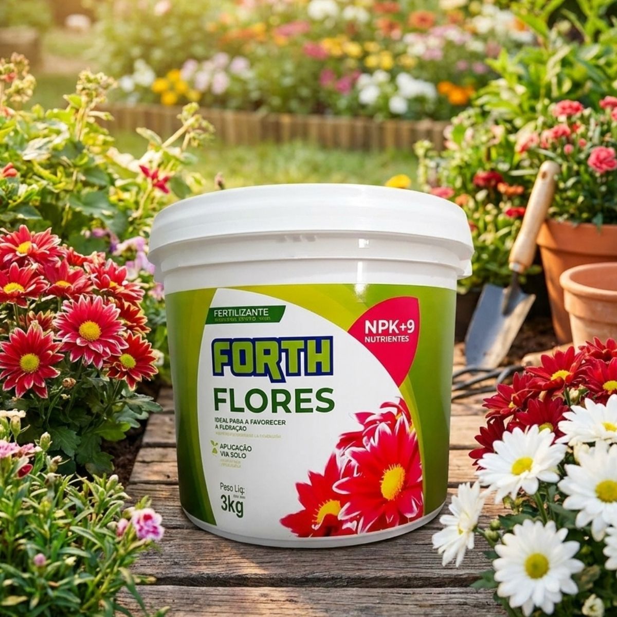 Fertilizante Forth Flores 3kg Nutrição Completa P/ Floração - Imagem 3