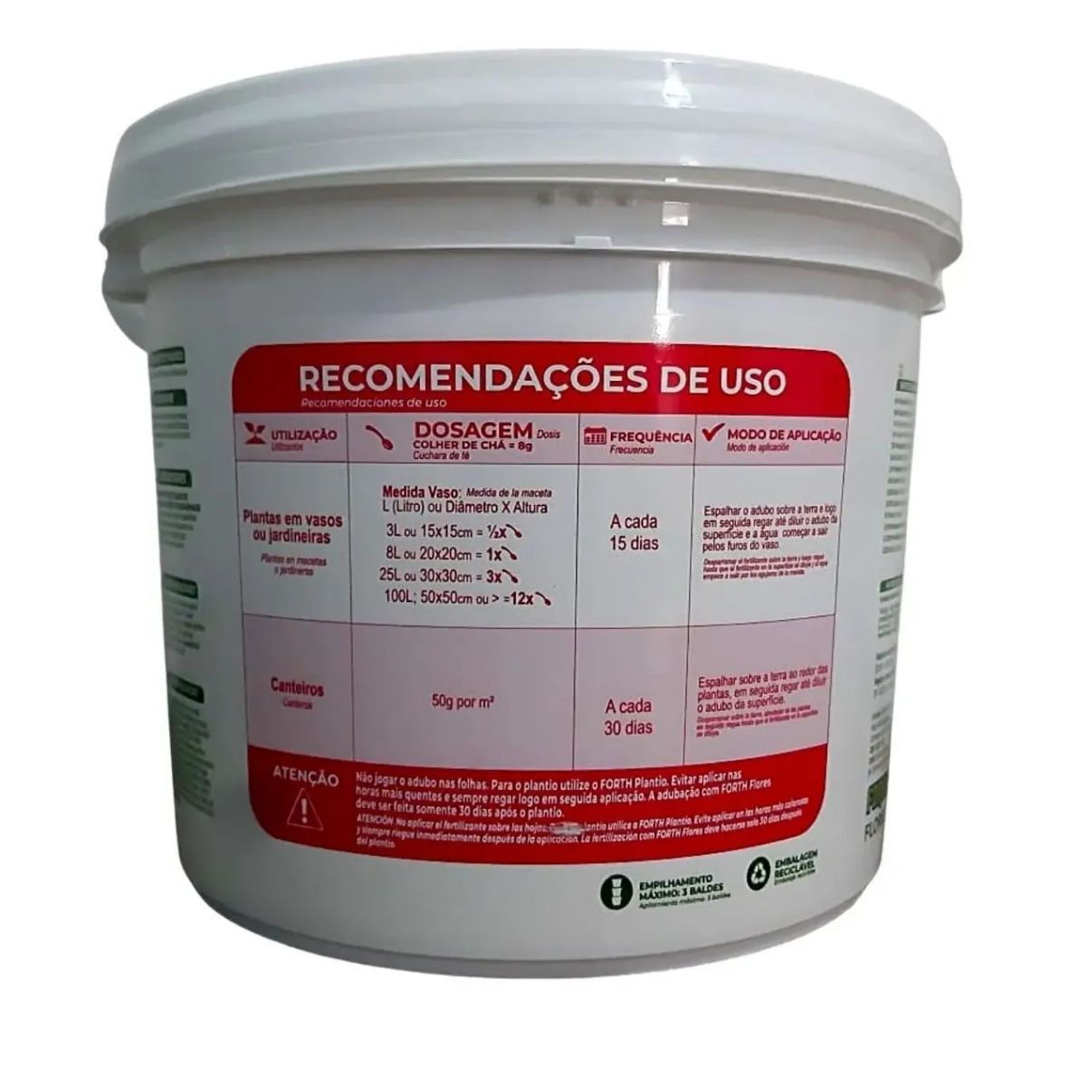 Fertilizante Forth Flores 3kg Nutrição Completa P/ Floração - Imagem 2