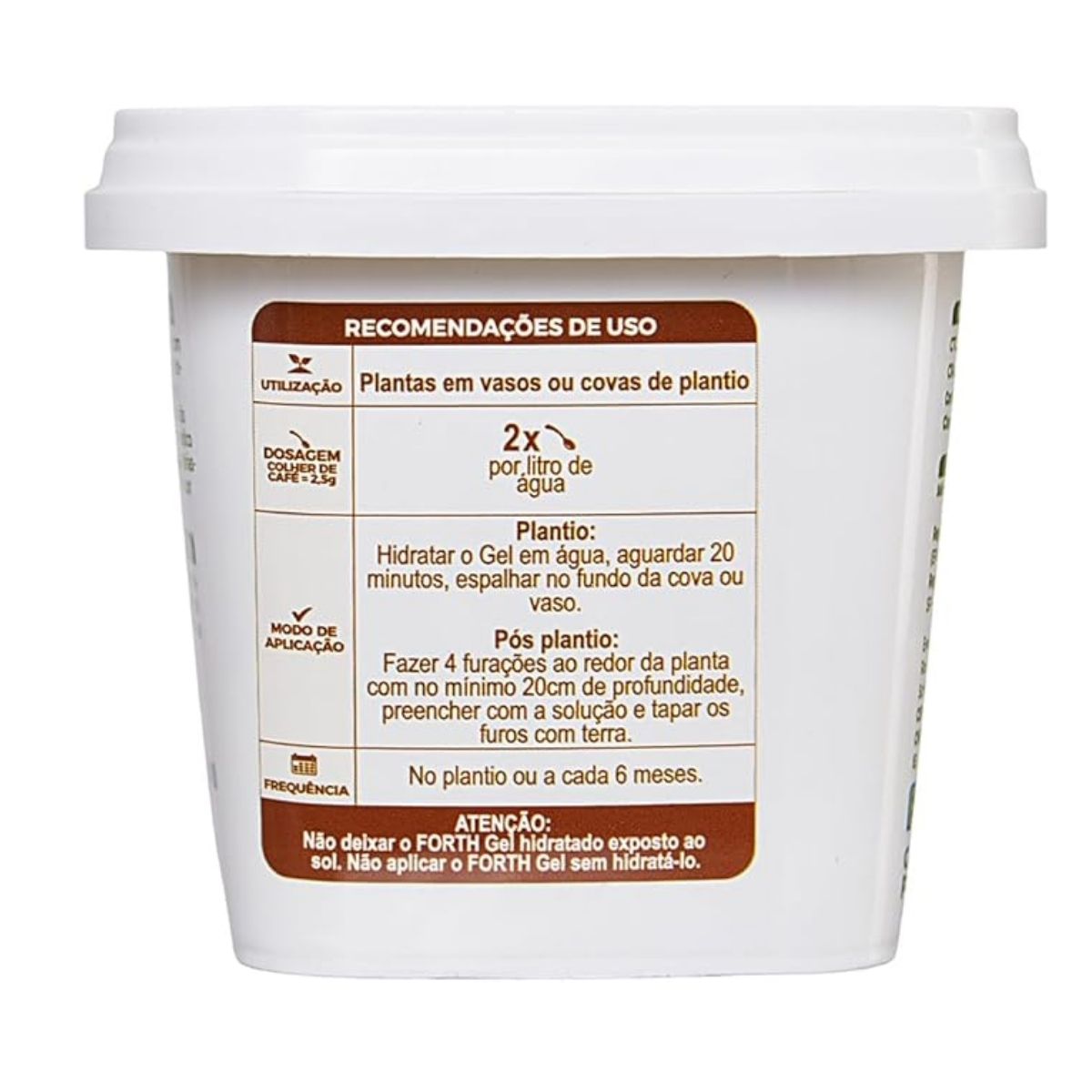 Forth Gel Para Plantio 100g - Retentor De Água Para Raízes - Imagem 2
