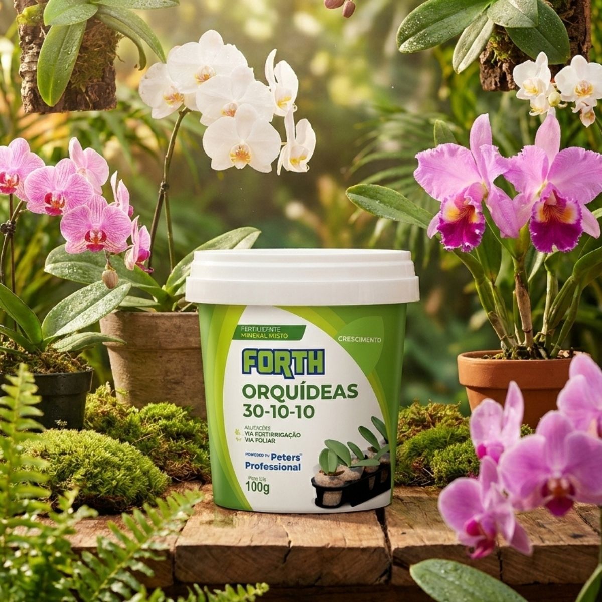 Fertilizante Forth Orquideas Crescimento 100g - Brotação - Imagem 4