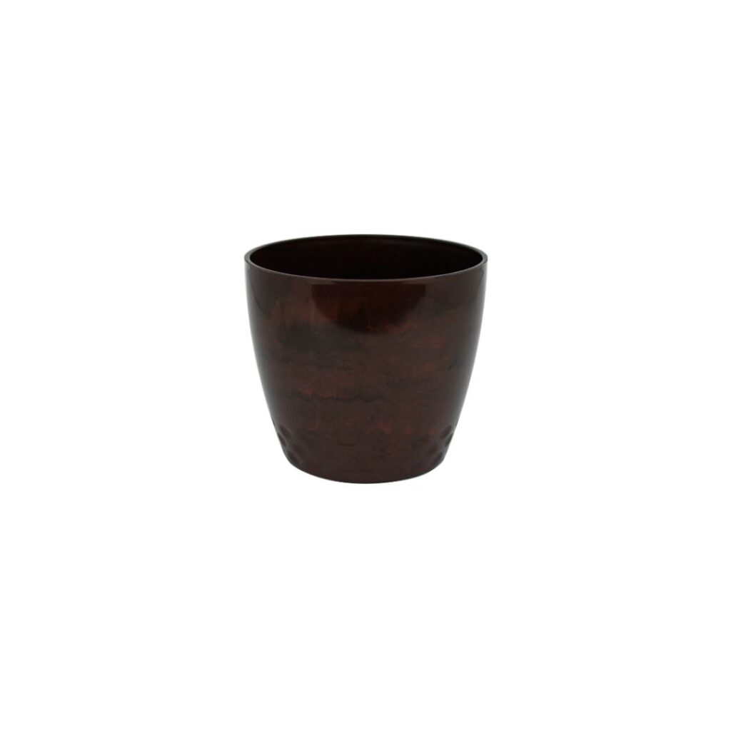 Vaso Cachepo Diamond N1 - Marron Café  10,5 x 9,5cm - 700ML