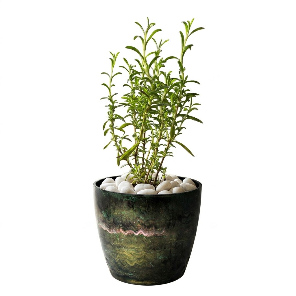 Vaso Cachepo Diamond N1 - Grafite 10,5 x 9,5cm - 700ML - Imagem 3