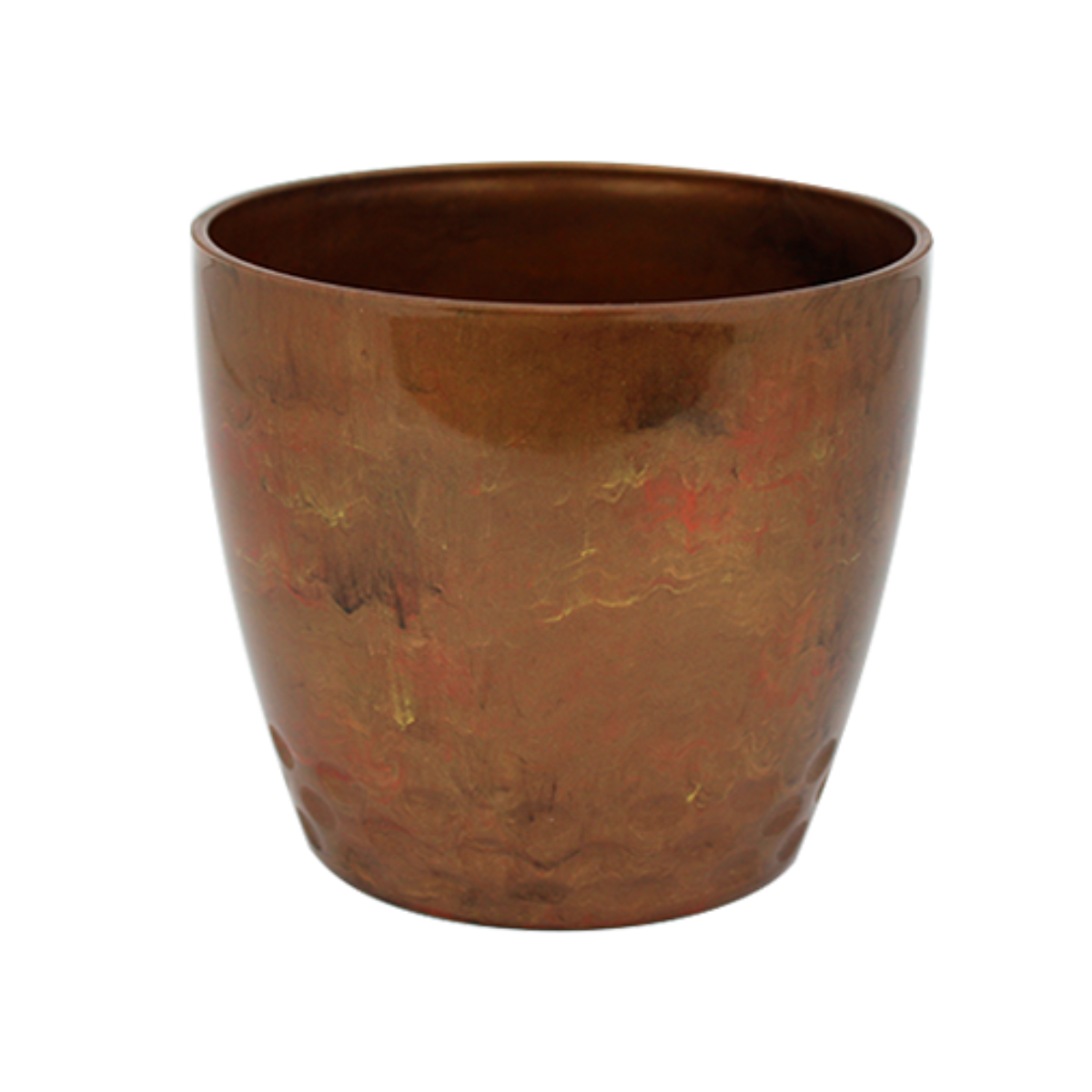 Vaso Cachepo Diamond N2 Dourado - 12,5 x 12cm - 1,25L