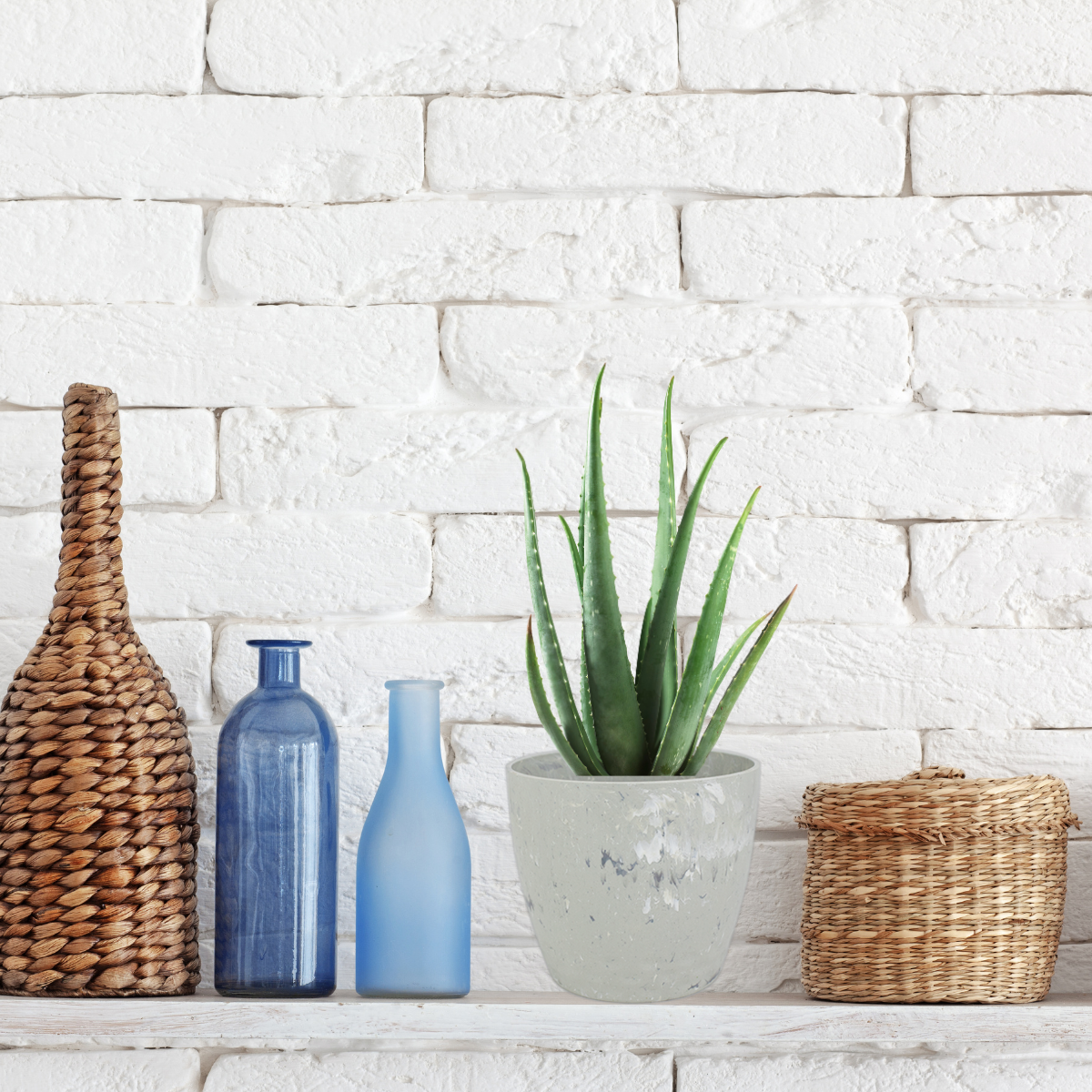 Vaso Cachepo Diamond N3 Branco Carrara - 15 x 13cm - 1,9L - Imagem 4