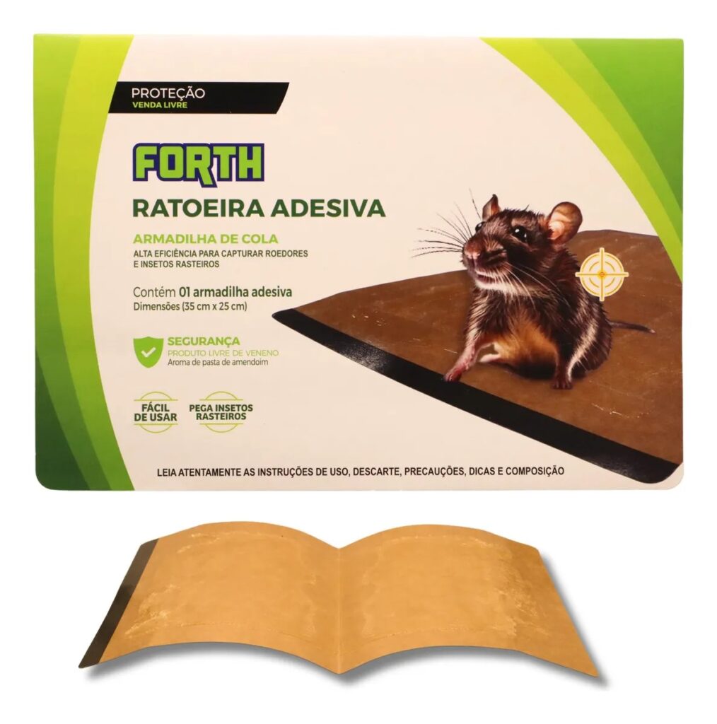 Forth Ratoeira Adesiva Cola Rato - 1 un
