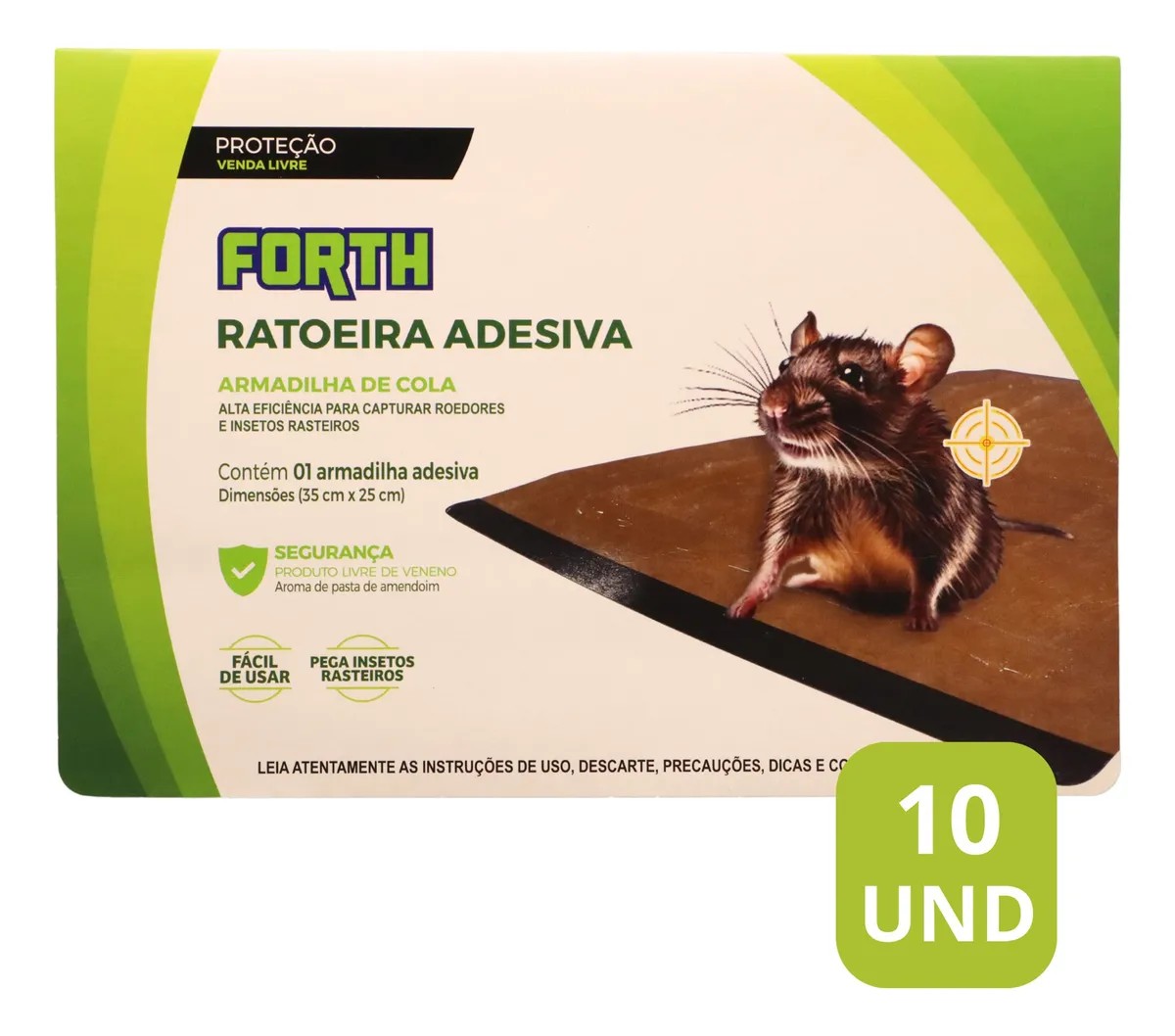 Forth Ratoeira Adesiva Cola Rato - 1 un - Imagem 2