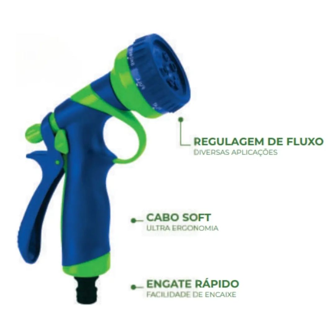 Hidropistola Multifunção 8 Jatos Forth Jardim - Imagem 2