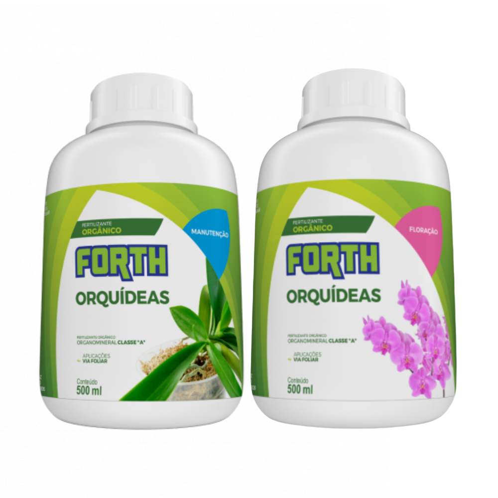 Kit Forth Orquídeas Floração e Manutenção Líquido Conc 500ml