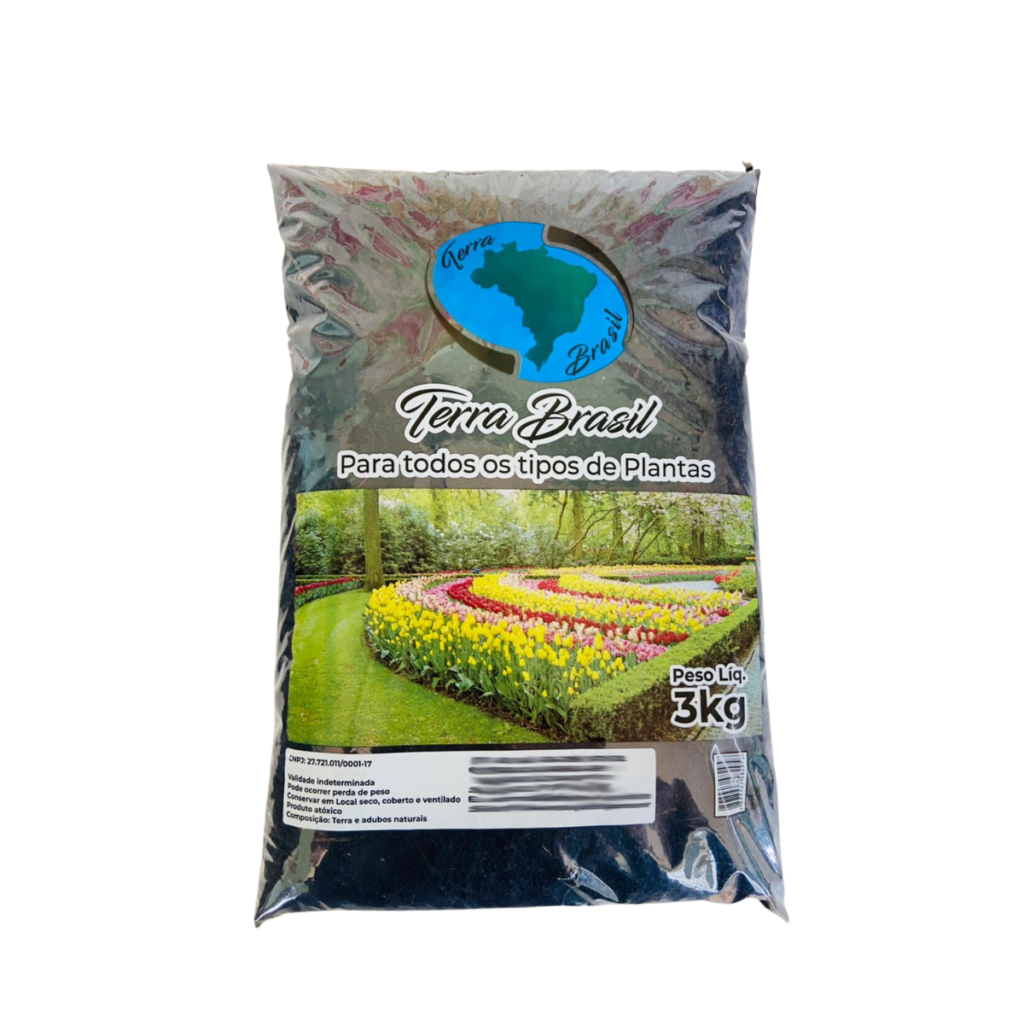 Terra Vegetal Preta Terra Brasil Sc 3Kg 5L