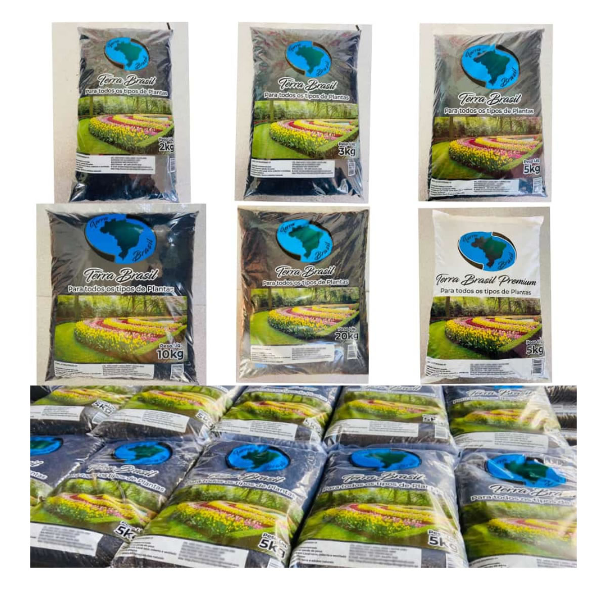 Terra Vegetal Preta Terra Brasil Sc 3Kg 5L - Imagem 3